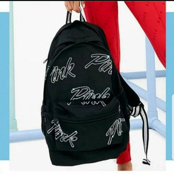 PINK Victoria's Secret Handbags - SOLD 🆕️ VS Pink Bling Campus Backpack